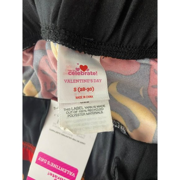 Way To Celebrate Valentine's Day Light My Fire Black Soot Flames Men's Size Smal - Picture 6 of 9